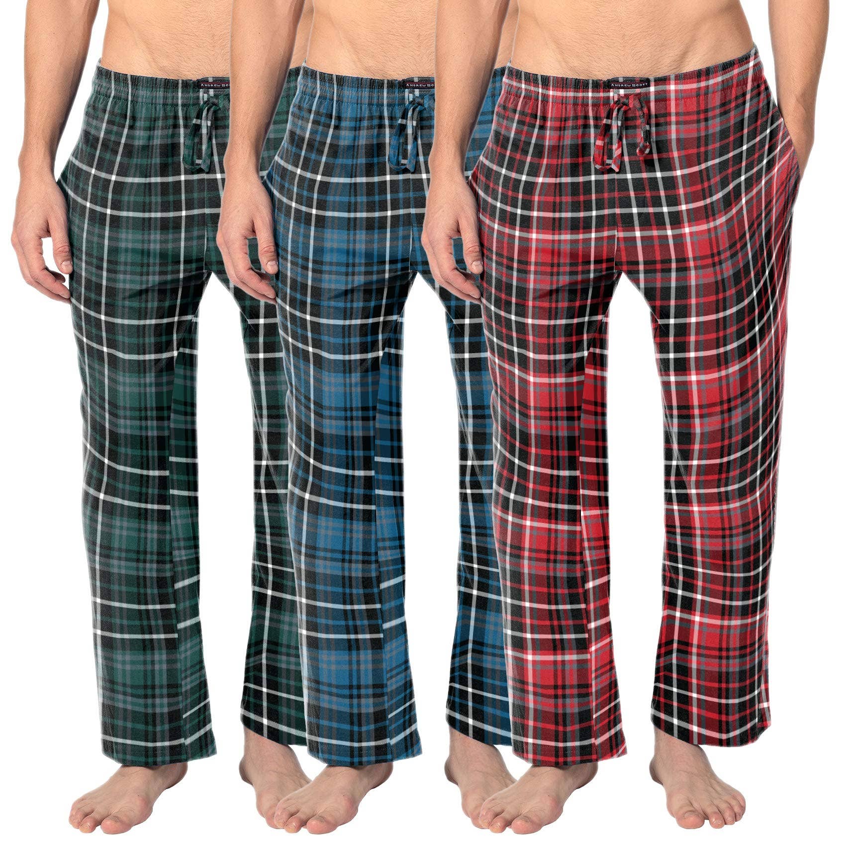 I-Wear Brands - Wholesale Sleepwear Bottom - Men's - Men's Cotton Flannel Lounge Pants14