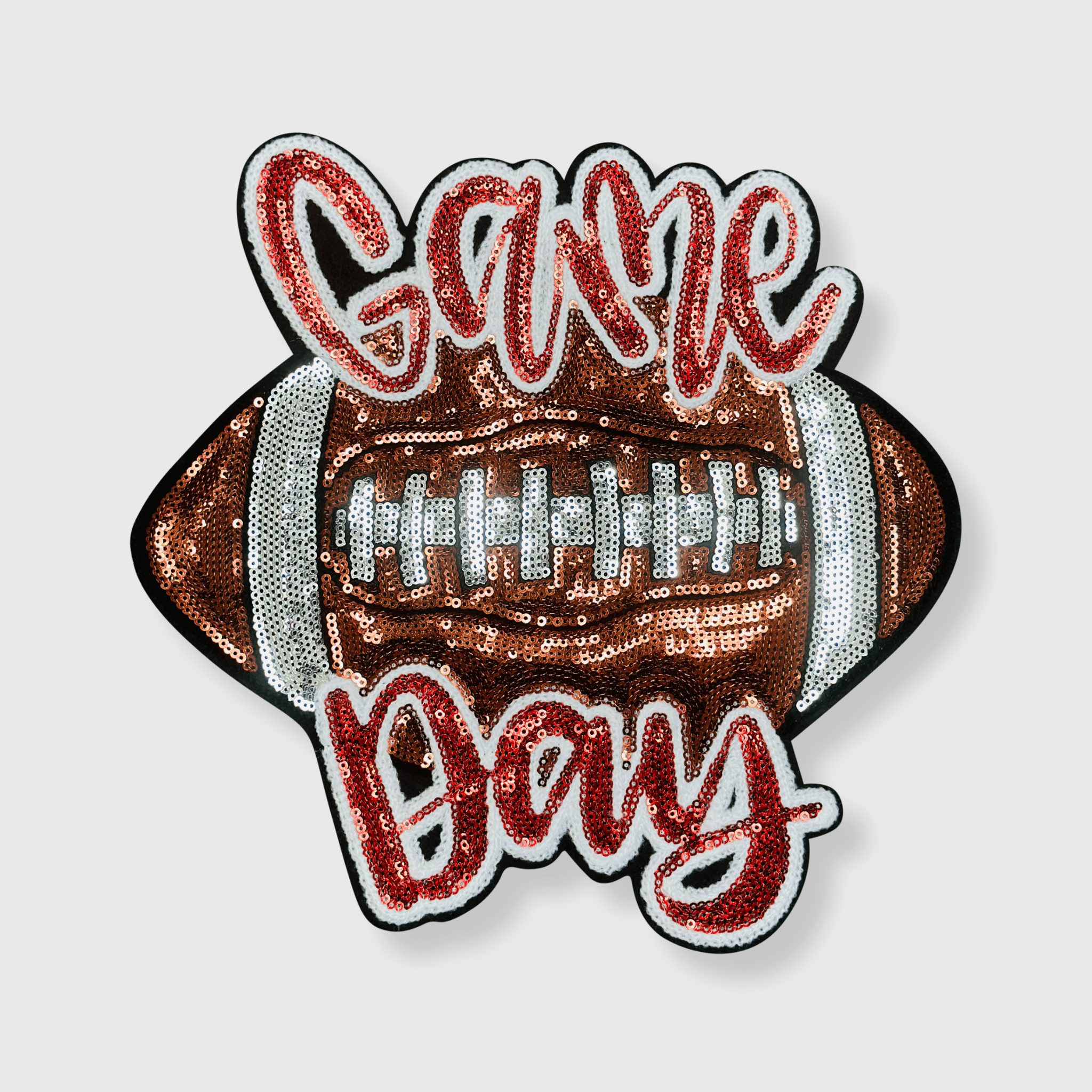 ILTEX Apparel - Wholesale Patch - CP1105 - Game Day Football Sequin Patch0