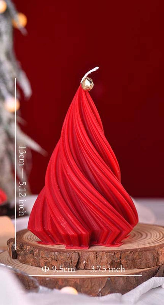 Candles Meta - Wholesale Novelty candle - Mini Rotating Christmas Tree Home Decoration Candles0