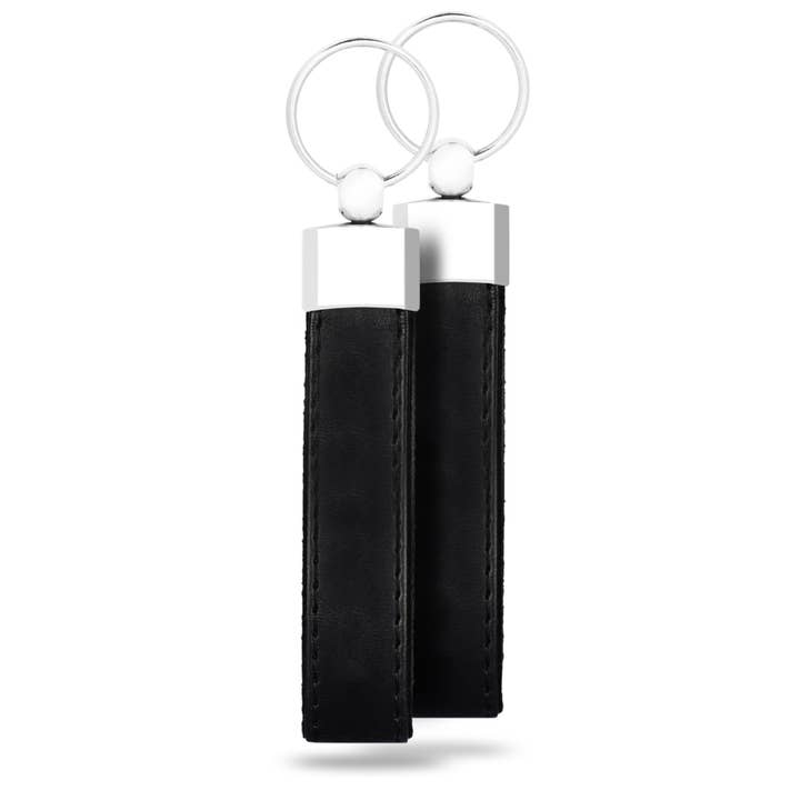 Londo - Wholesale Keychain - Unisex - Leather Personalized Keychains - (3 Pack) Custom Leather Key Chains, Engraved Elegant Keyrings with Sturdy Rings for Keys2