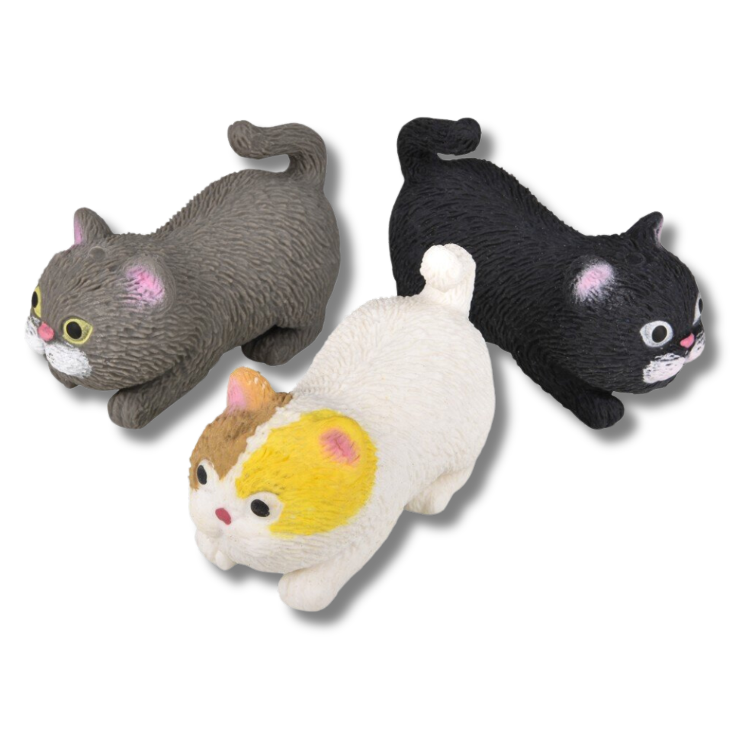 JSBlueRidge Toys - Vente Fidget/jouet anti-stress – enfant - Jouet pour enfants chat extensible et moelleux - Assorti6