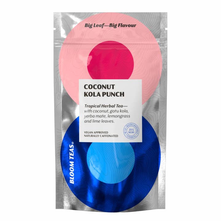 Bloom Teas - Wholesale Tea Bags - Coconut Kola Punch Tea (10 Tea Bags)