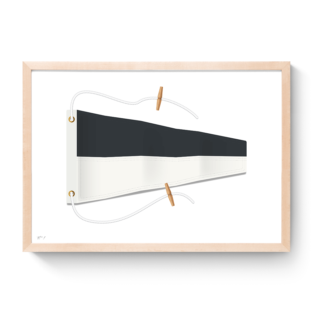 Roo Kee Roo - Wholesale Art Print - Nautical Flag VI Art Print1