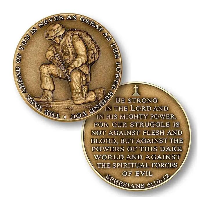 Blinkee.com, LLC - Wholesale Keepsake Coin/Token - Military Spiritual Sentinel Commemorative Coin1