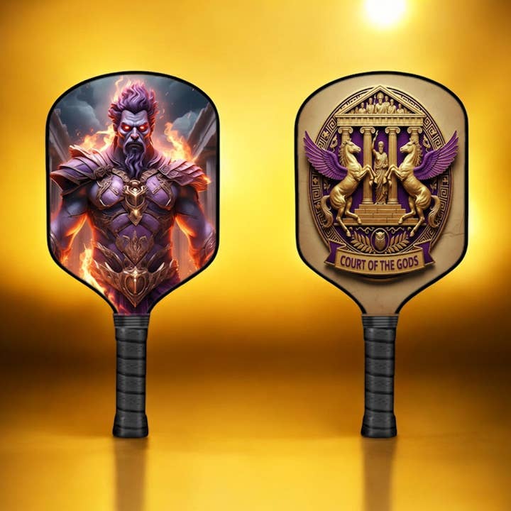 Hades - Mythologische Goden - Pickleball-paddle voor wholesale door The Mad Pickler