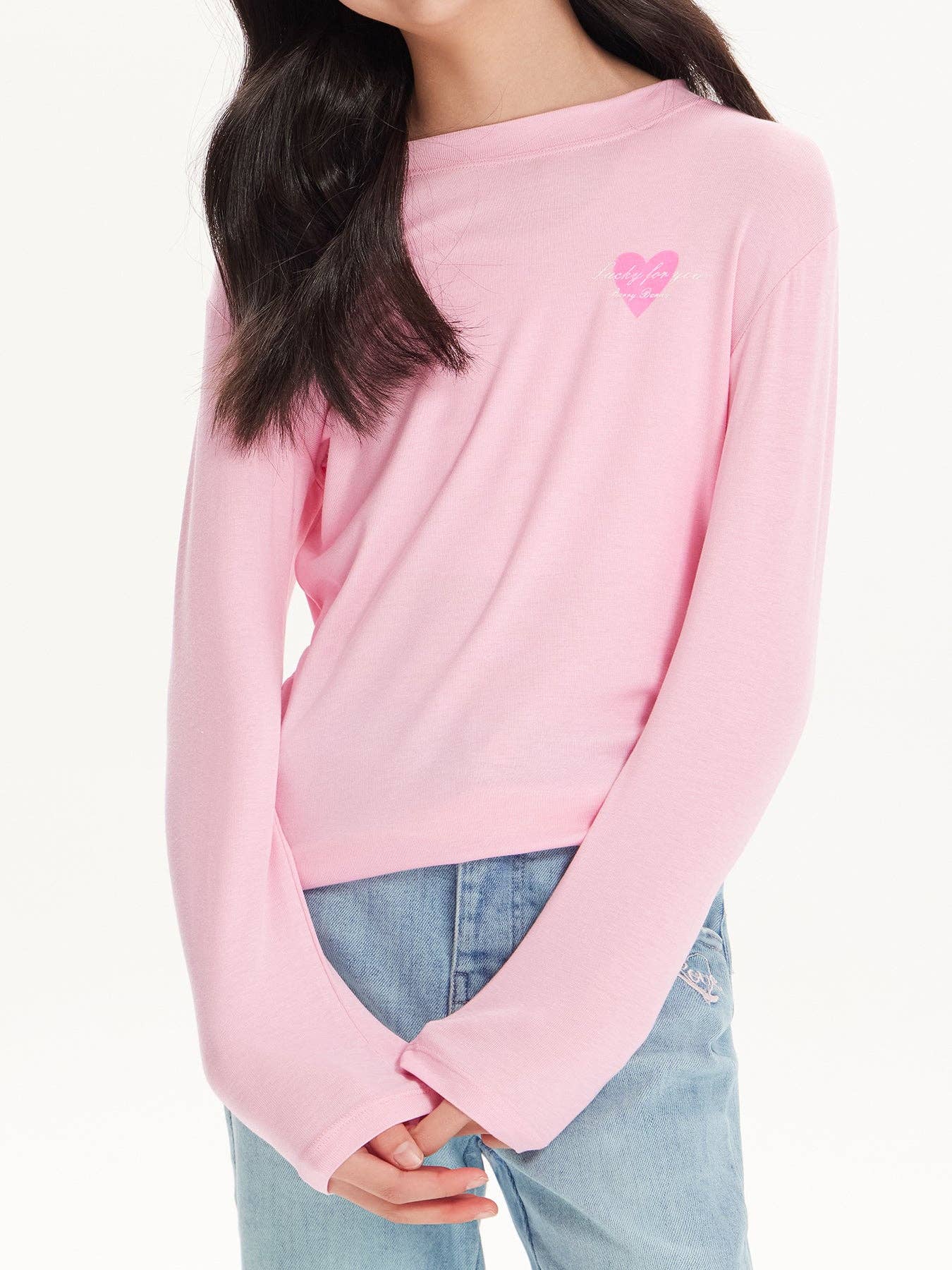 Suhkasana - Vente T-shirt – enfant - T-shirt à manches longues pour enfants, coupe ajustée, couleur unie10