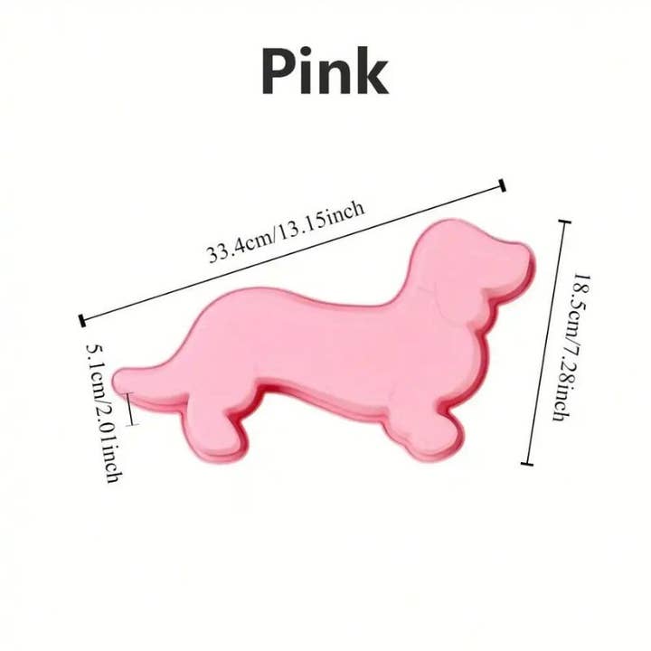 Kiyo Home - Wholesale Cake tin - Dachshund Cake Pan 2-Piece Set4