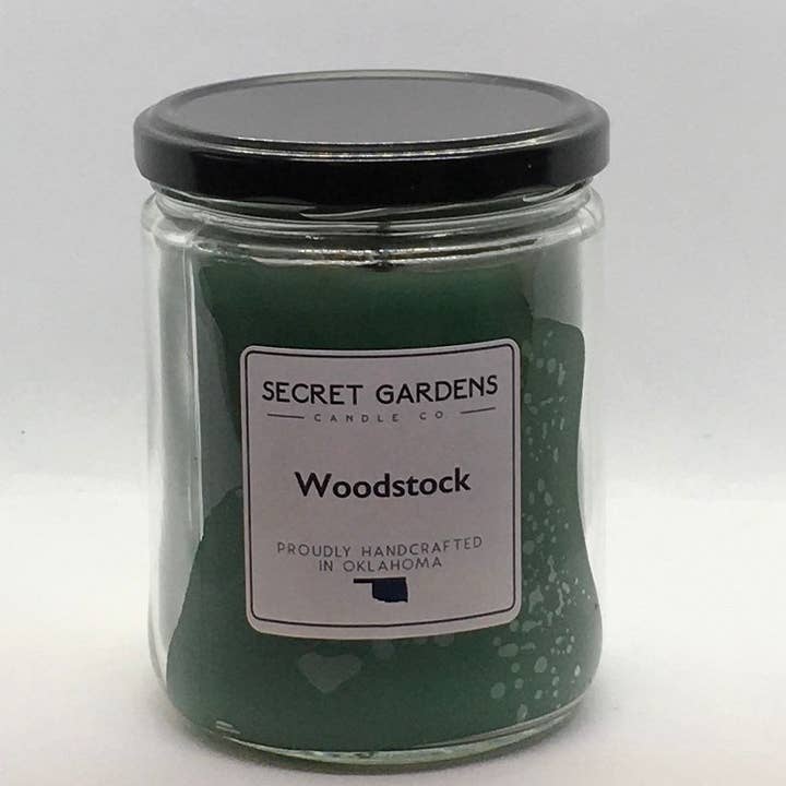 Secret Gardens Candle Company – wholesale Burkljus – 16oz Woodstock ljus0