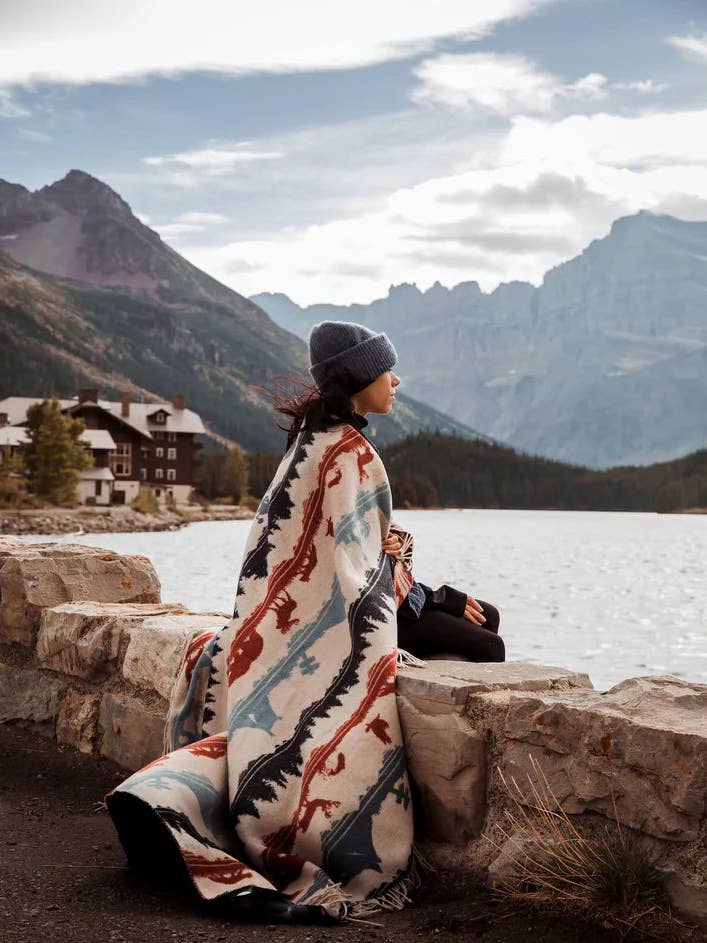 SackCloth+Ashes Smokey Bear Blanket for wholesale by Colorado Threads