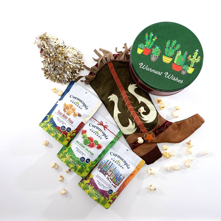 Cornucopia Popcorn - Wholesale Popcorn - TX Butter Pecan Popcorn (V & GF) Signature Bag-3