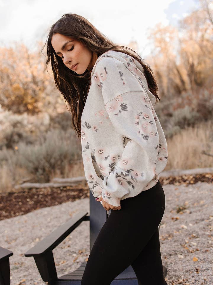 Ampersand Avenue - Wholesale Hoodie - Women's - University Hoodie - Petals & Pearls
