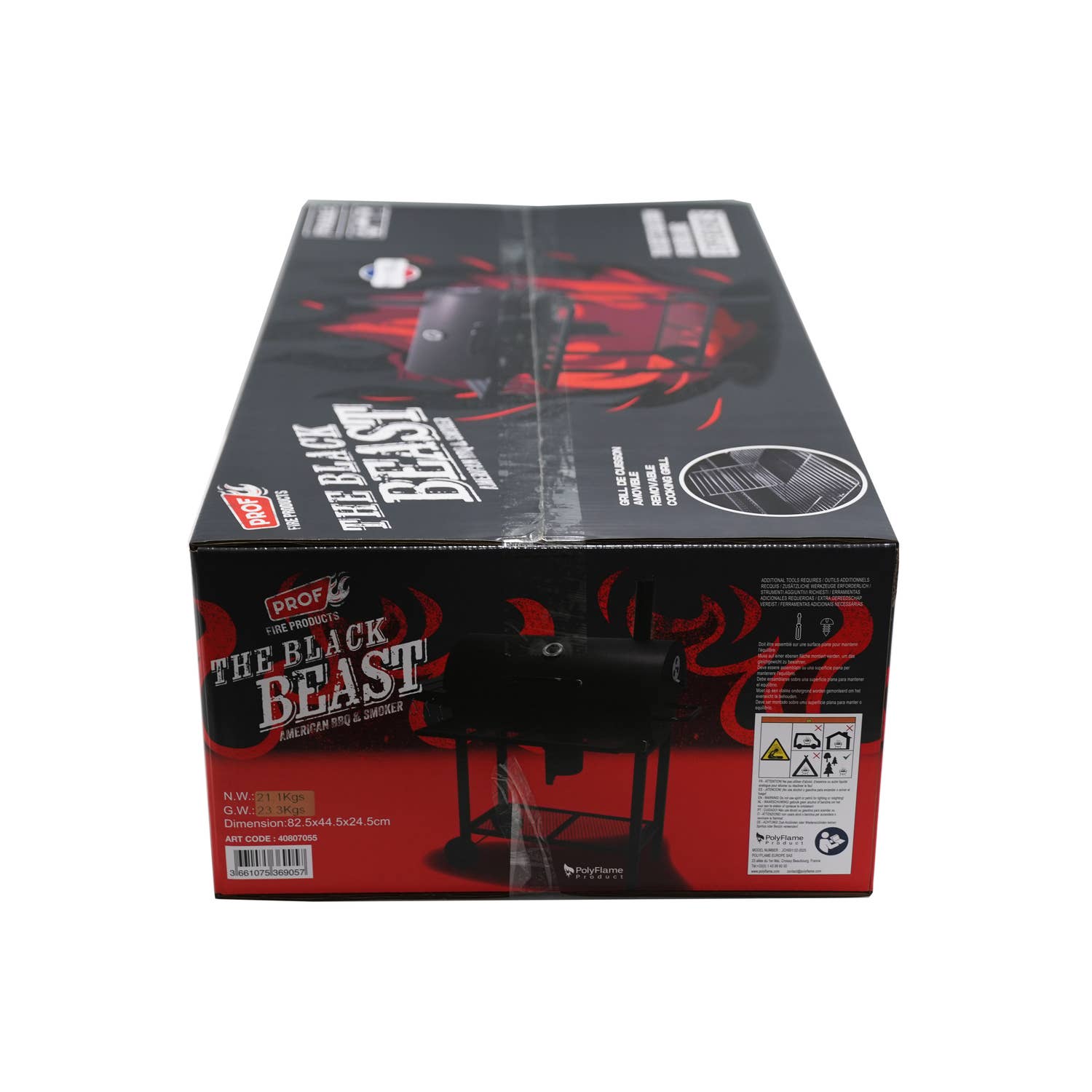 PROF - Wholesale Outdoor Grill Tools - 2-IN-1 BARBECUE GRILL AND SMOKER7