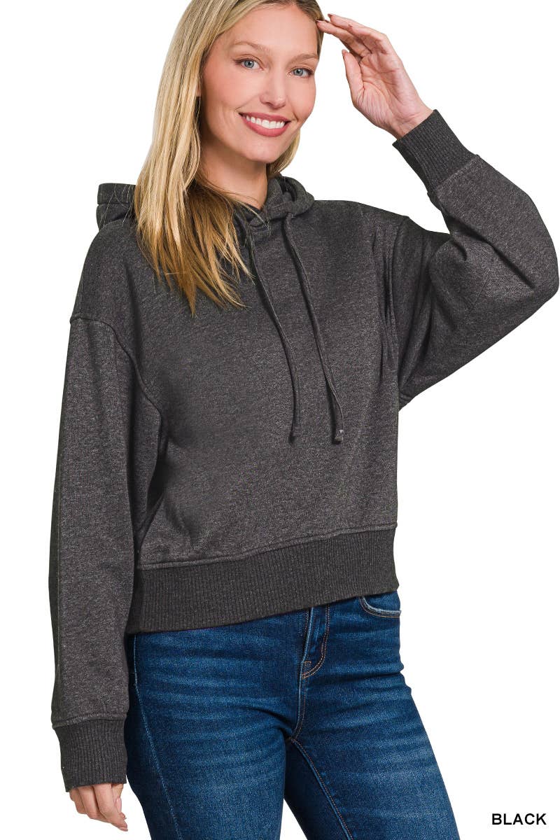 42POPS – Großhandel Hoodie – Damen – Acid-Wash-Fleece-Crop-Hoodie17