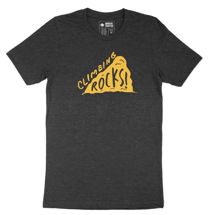 Climbing Rocks - Unisex Bergsklättring Utomhus T-shirt för wholesale av Dynamite Starfish