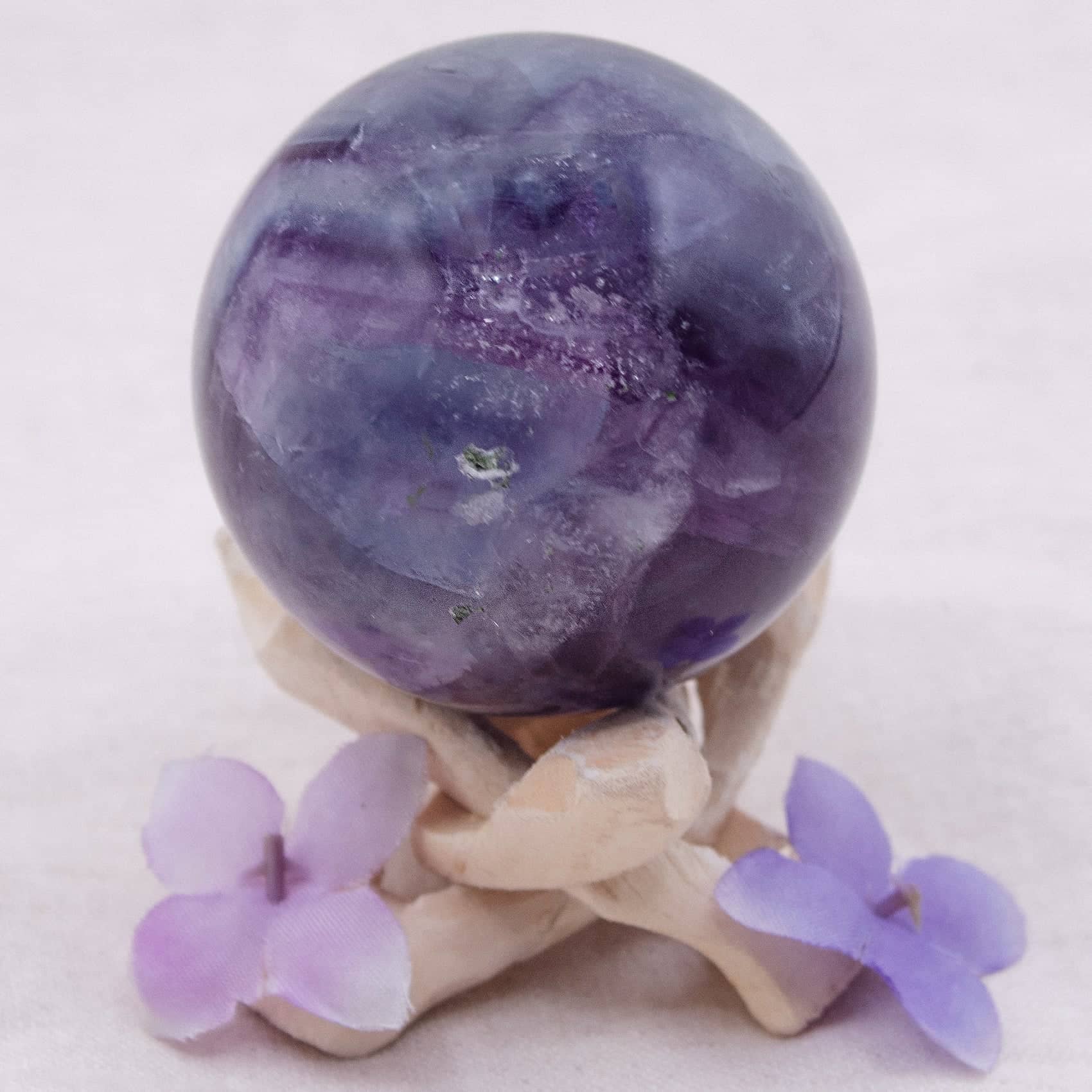 Tiny Rituals - Wholesale Spiritual Stone/Crystal - Rare Rainbow Fluorite Spheres - AAA Premium Quality4