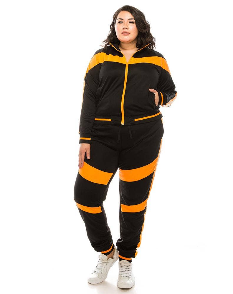 Victorious - Wholesale Tracksuit - Women's - Women Reflective Track Suits Plus Size3