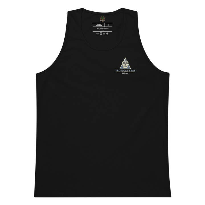 Men’s Premium Working Birds Tank Top for wholesale by Tropical Seas Clothing