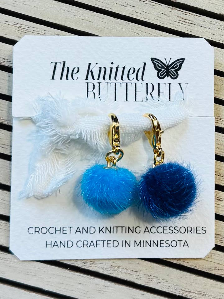 Blue Truffula for wholesale by The Knitted Butterfly