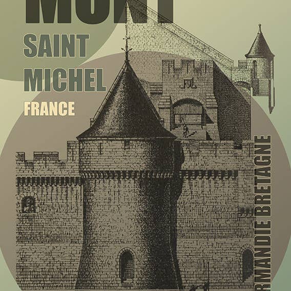 Corroyer Plakatpackungen 42 x 59,4 A2, 5 Stück für den Großhandel von Artiste de la Baie du Mont Saint-Michel