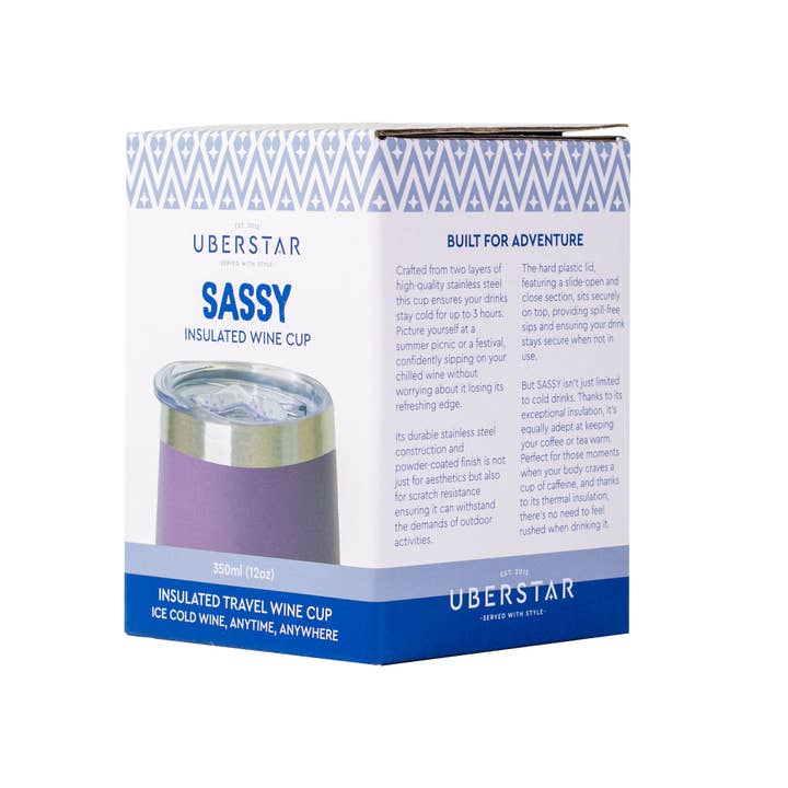 UBERSTAR - Wholesale Insulated mug/tumbler - Insulated Travel Wine Tumbler with Lid 350ml (12oz)1