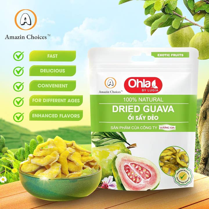 Amazin Choices - Wholesale Dried/Dehydrated Fruit - Dried guava 500g3