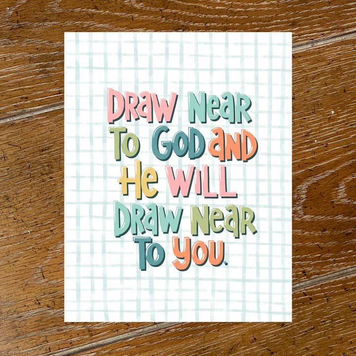 Draw Near to God Konsttryck, Barnkammardekor för wholesale av Art and Soul