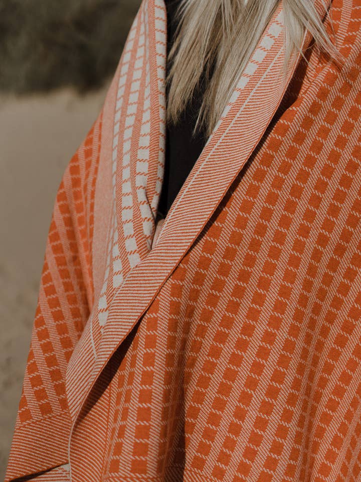 Furnace Squares Blanket for wholesale by Hilary Jane Keyes