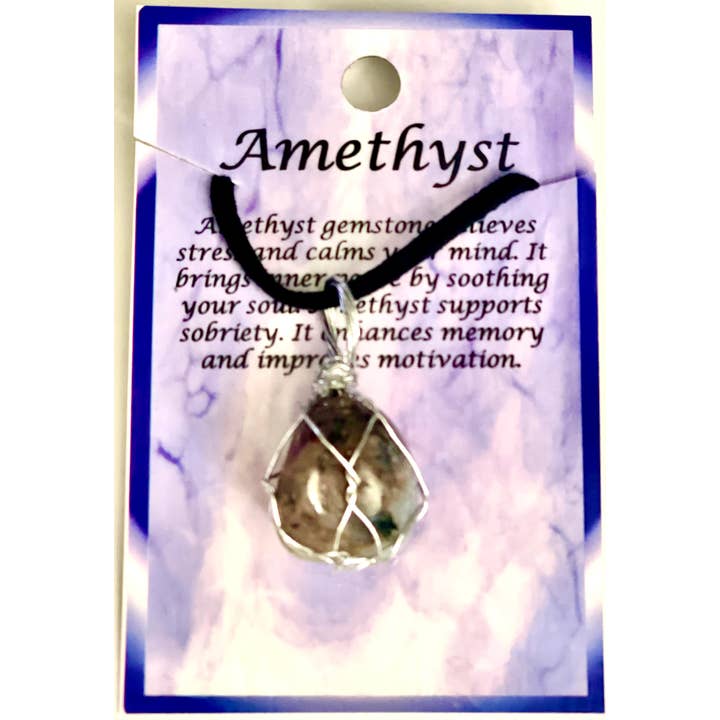 VPS Stones Inc. – Engroshandel Halskæde med vedhæng – Håndlavet halskæde med ædelsten indpakket i tråd2