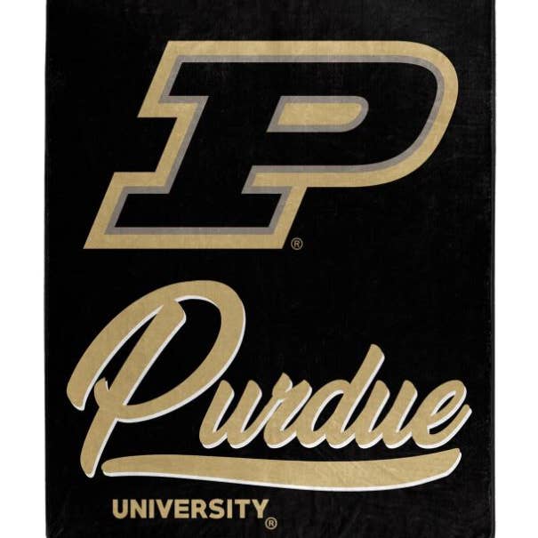 NCAA Purdue Uni SIGNATURE - Jeté en peluche pour la vente par The Northwest Group