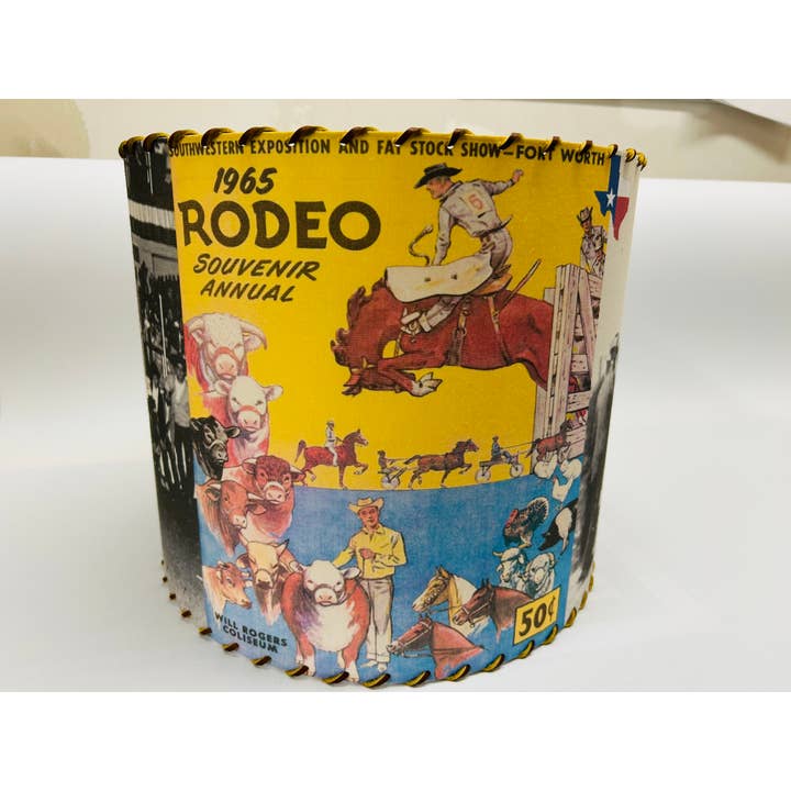 Lampshade Fort Worth Southwestern Exposition 1965 voor wholesale door Red Dirt Ranch Clothing Company