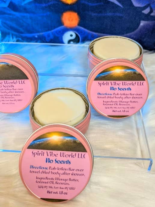 Spirit Vibe World LLC - Wholesale Solid Lotion - No Scent Lotion Bar