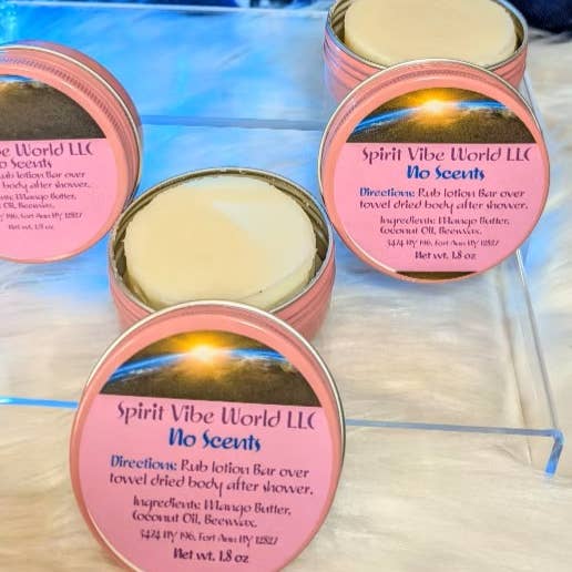 Spirit Vibe World LLC - Wholesale Solid Lotion - No Scent Lotion Bar0