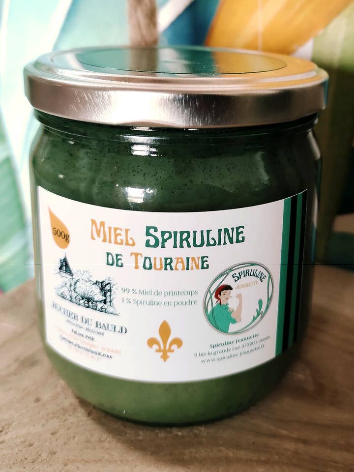 Touraine-Spirulina-Honig - 500 g für den Großhandel von Spiruline Jeannette