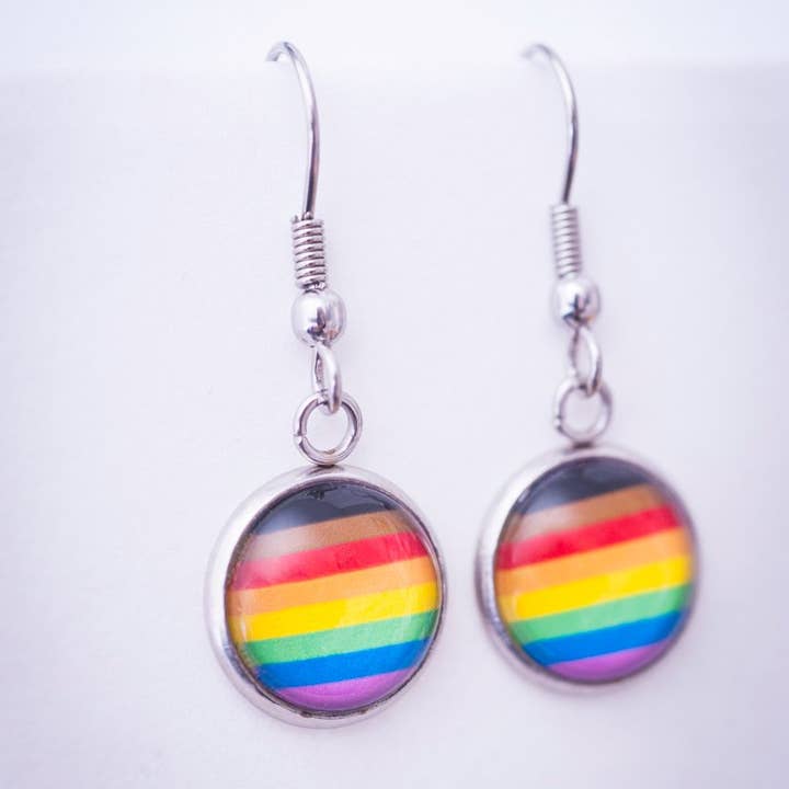 Crafty Queer Studio - Wholesale Stud/Post Earrings - Inclusive rainbow LGBTQ+ earrings - stud or dangle7