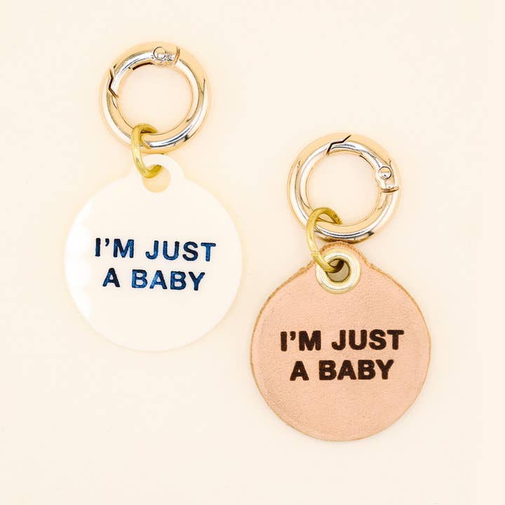 Freshwater Curated Goods - Wholesale Pet Identification Tag - Cat/Dog - I'm Just A Baby Pet Tag