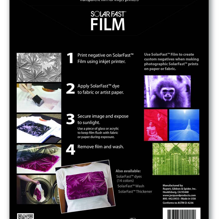 Jacquard Products - Wholesale Craft Supplies - SolarFast Film1