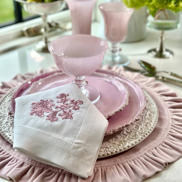 Arte Italica & Crown Linen Designs - Wholesale Wine glass - Rialto Compote11