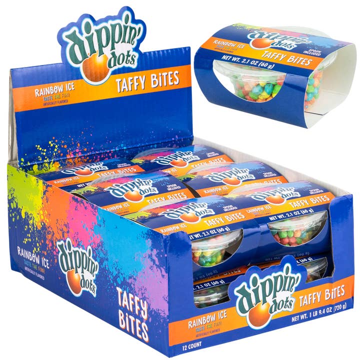 Dippin Dots Taffy Bites for wholesale by Cow Crack Wholesale