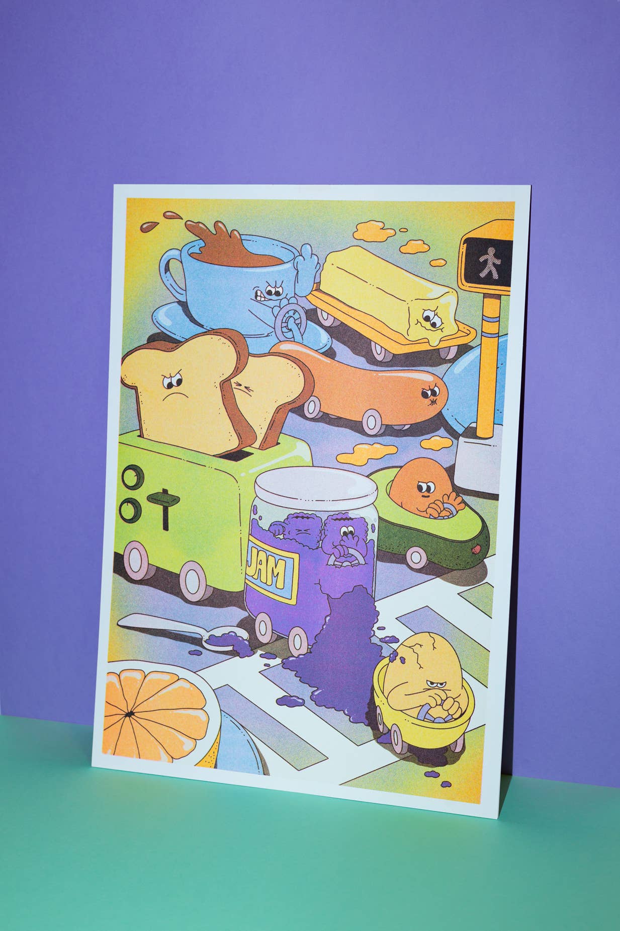 KIBLIND Atelier - Vente Poster - Affiche A3 – Lauren Martin – If there's a traffic jam...2