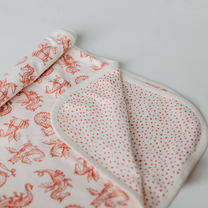 Dragon Blanket for wholesale by Fox and Lottie