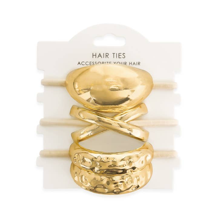 OMG Blings - Wholesale Hair Tie - AHT26 - Statement Hair Tie Cuff Set