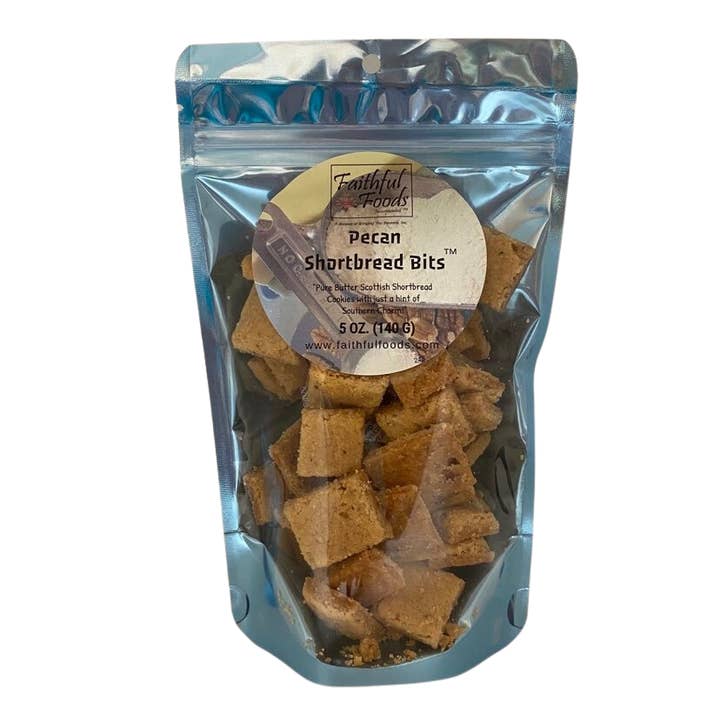 Pecan Shortbread Bits for wholesale by Faithful Foods Inc.