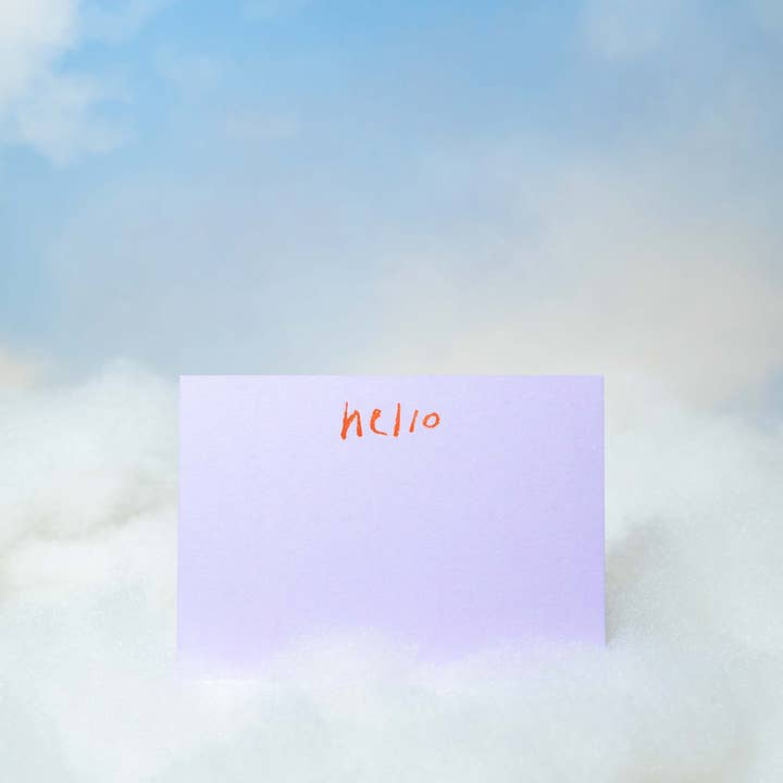 Hej - Handfolierad Notecard Set för wholesale av Text From A Friend