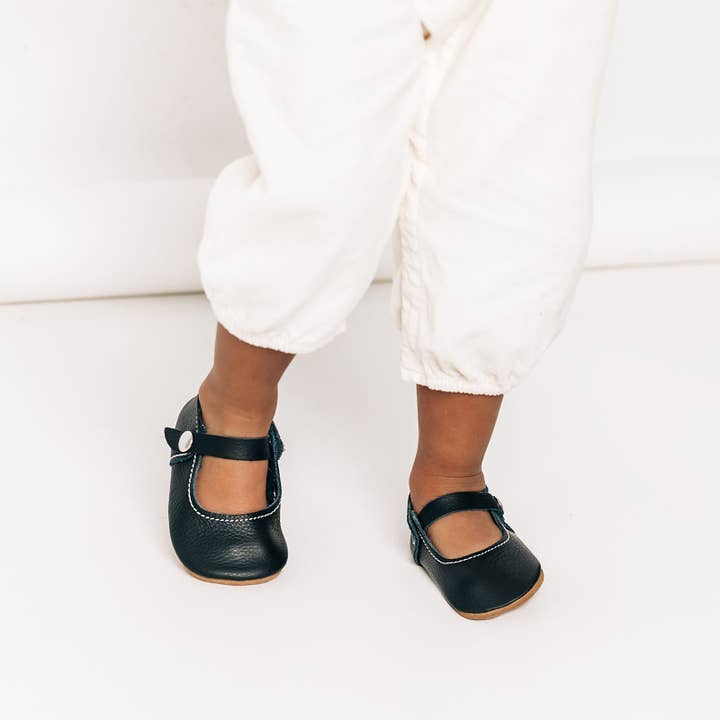 the mary jane: black for wholesale by Mon Petit Shoes