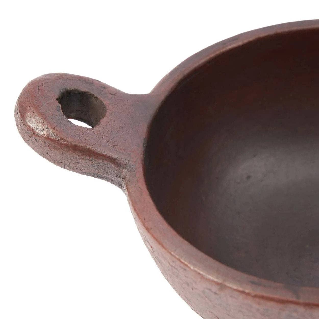 Bazar Bizar Living - Wholesale Serve Bowl - The Ethnic Bowl with Handle - Terracotta - M1