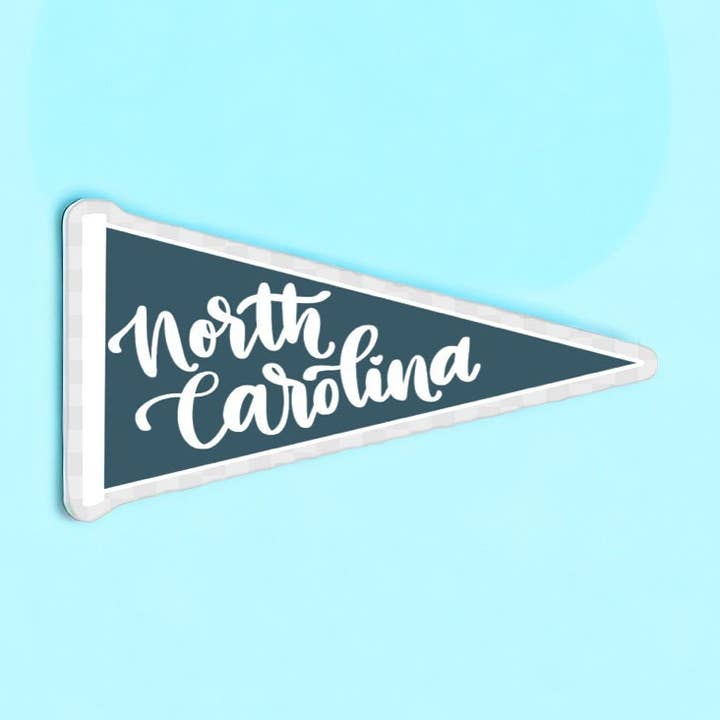 North Carolina Stickers, Pennants, and Waterproof Decals for wholesale by Positively North Carolina
