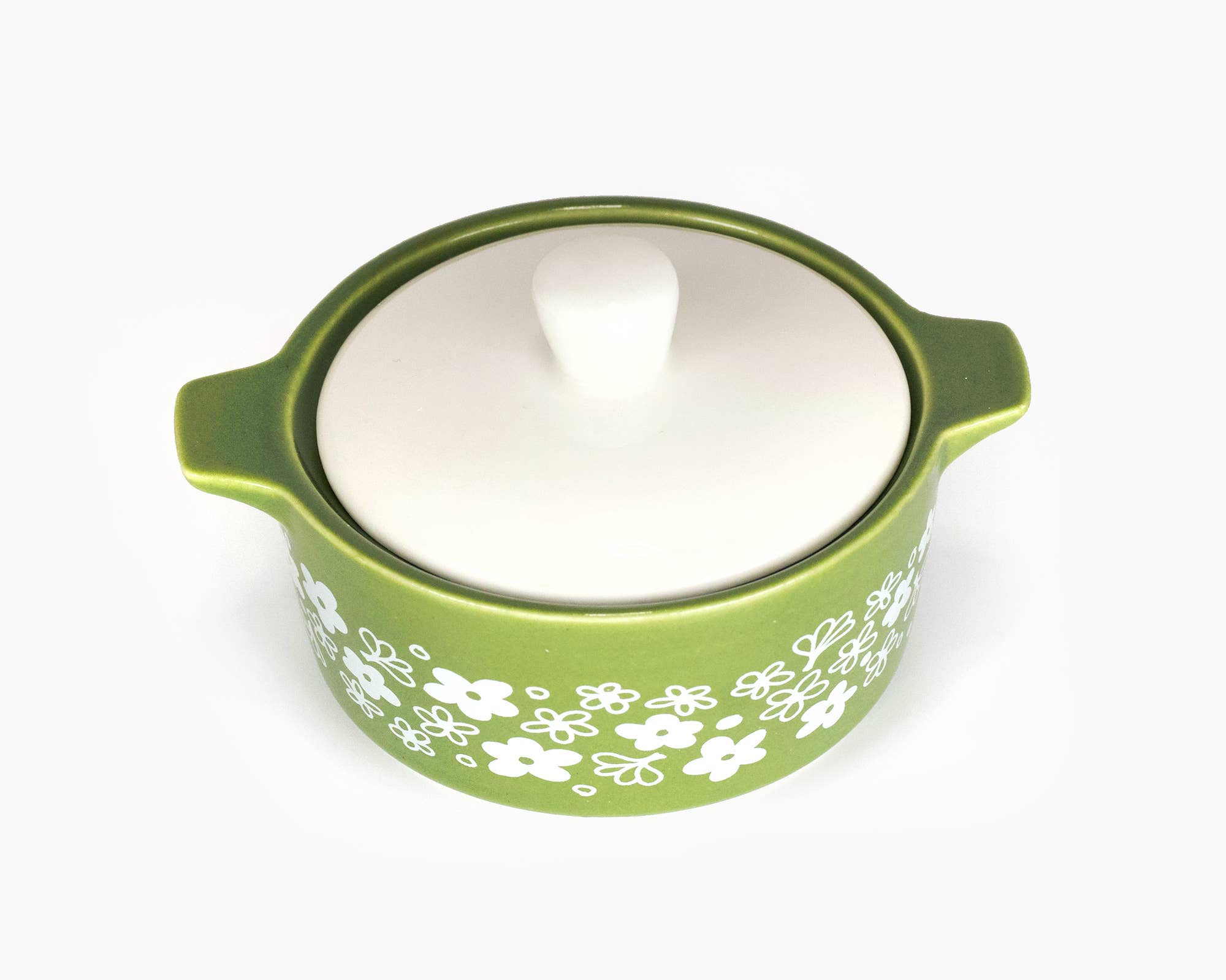 Twinkltoast - Wholesale Jewelry Dish - Pyrex-Inspired Spring Blossom Casserole Ceramic Trinket Box1