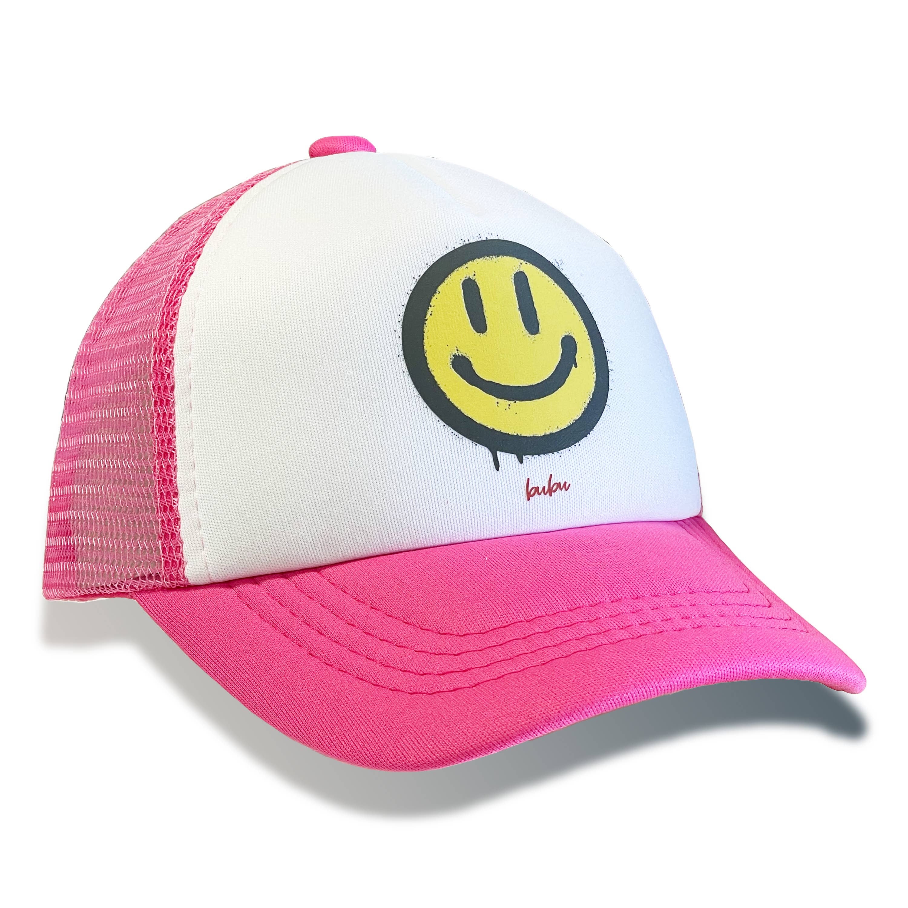 Bubu - Wholesale Trucker Hat - Unisex - All Smiles Smiley Face Trucker Hat4