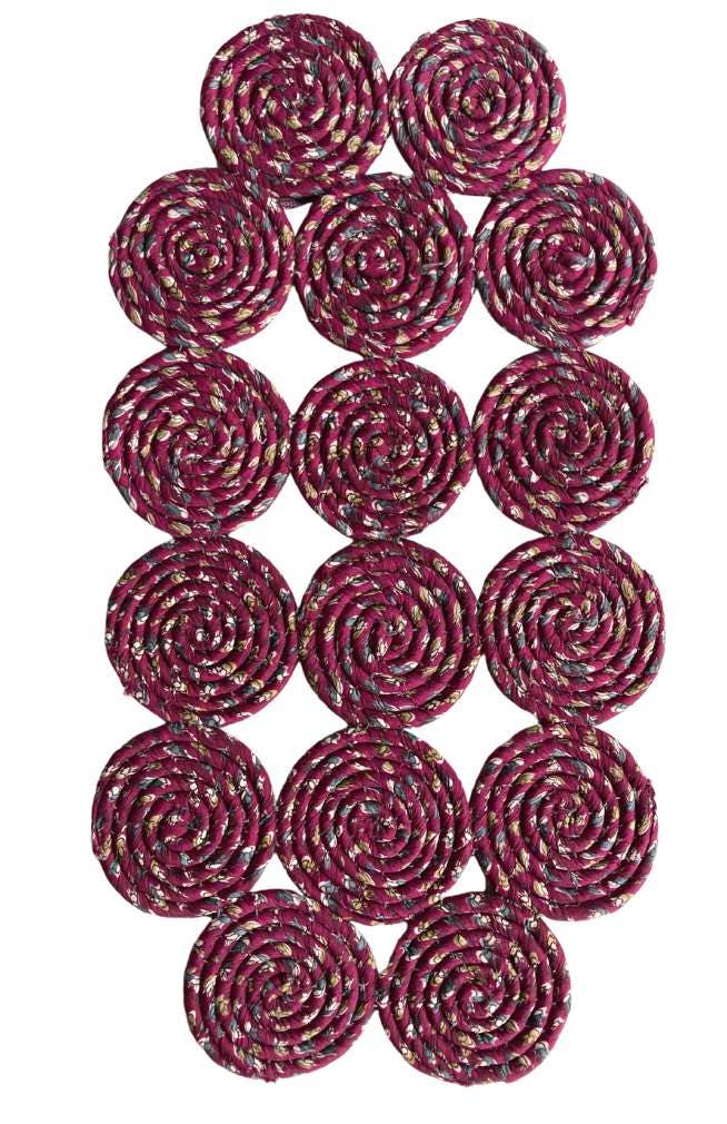 Ganesh Himal Trading – Engroshandel Bordskåner – Silkecoil Køkkenbordmåtte/Trivet2