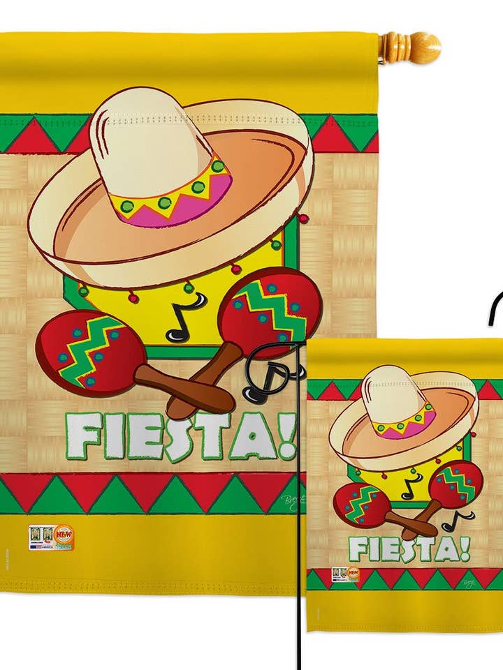 Fiesta Fest Fest Dekor Flag for engroshandel hos Two Group Flag Co